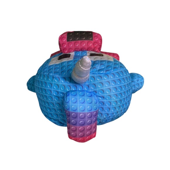 Nanco Plush Unicorn Plush Building Blocks Pattern Stuffed Animal 10” - Picture 10 of 11